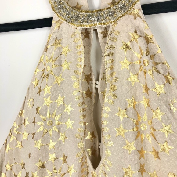 NWOT Kimchi Blue Corellia Beaded Neck Mini Dress - Picture 6 of 13